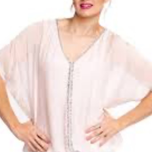 FOREVER 21 Shimmery Gold Embellished Top - Picture 2 of 5